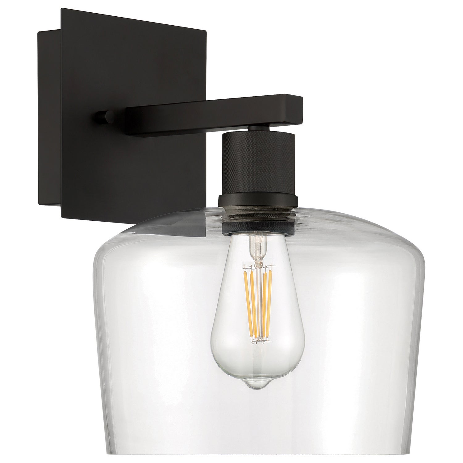 Access - 63144LEDDLP-MBL/CLR - LED Wall Sconce - Port Nine Chardonnay - Matte Black