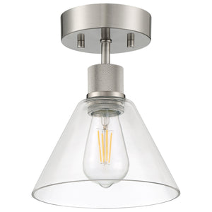 Access - 63146LEDDLP-BS/CLR - LED Semi Flush Mount - Port Nine Martini - Brushed Steel