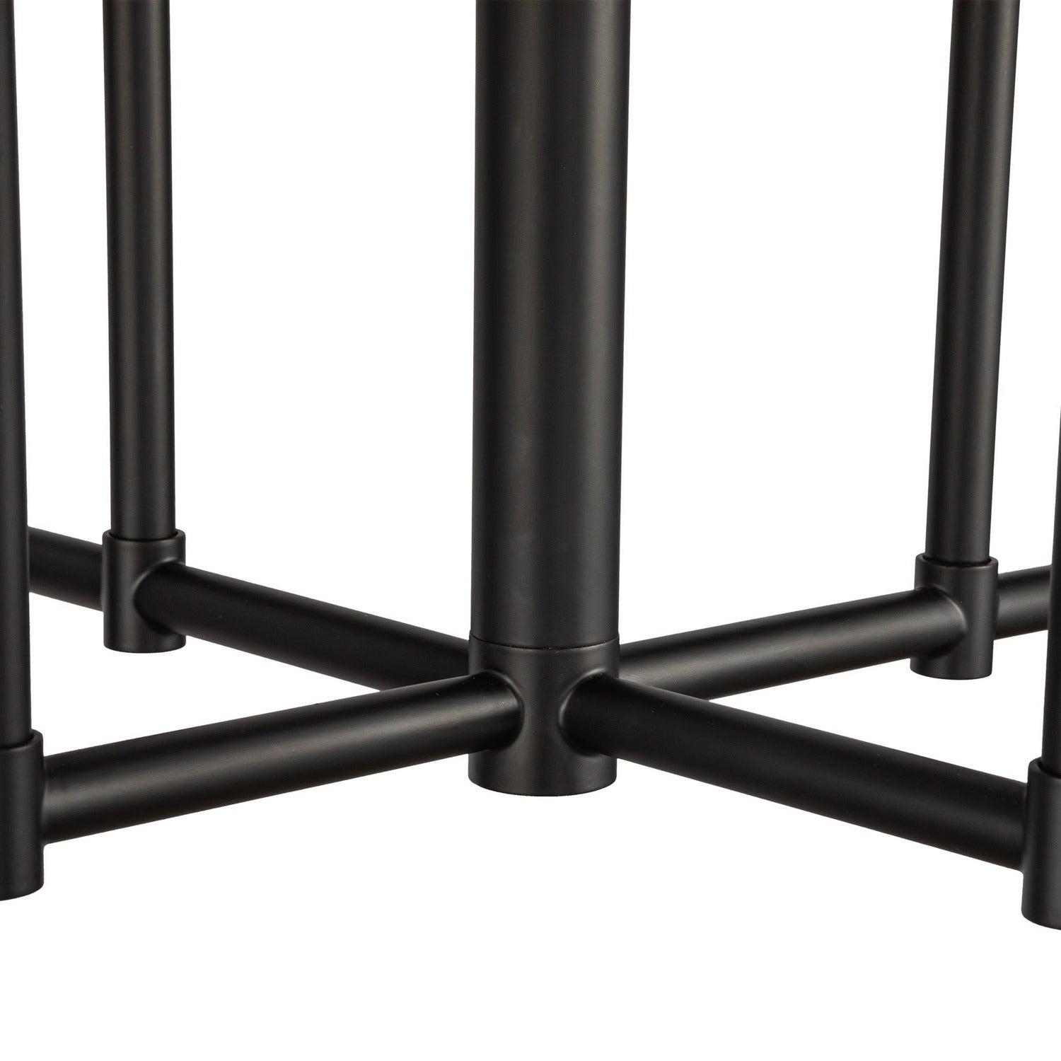 Alora - CH528830MB - Eight Light Chandelier - Plisse - Matte Black