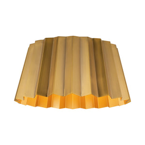 Alora - FM528514AG - Two Light Flush Mount - Plisse - Aged Gold