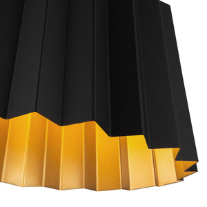 Alora - FM528514MB - Two Light Flush Mount - Plisse - Matte Black
