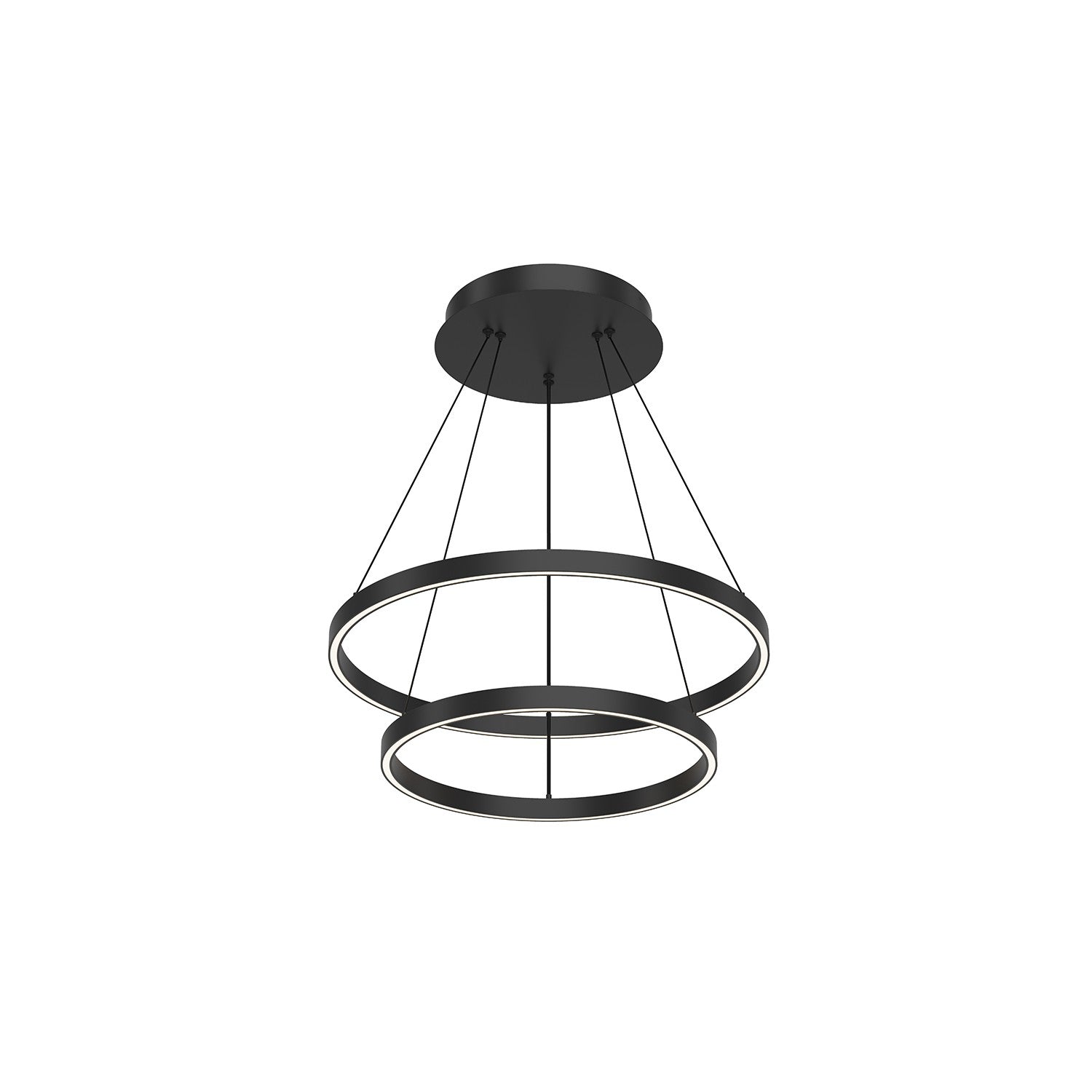 Kuzco Lighting - CH87224-BK - LED Chandelier - Cerchio - Black