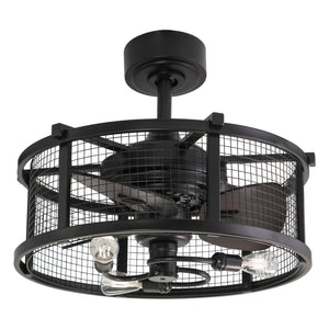 Vaxcel - F0102 - 21"Ceiling Fan - Humboldt - Black