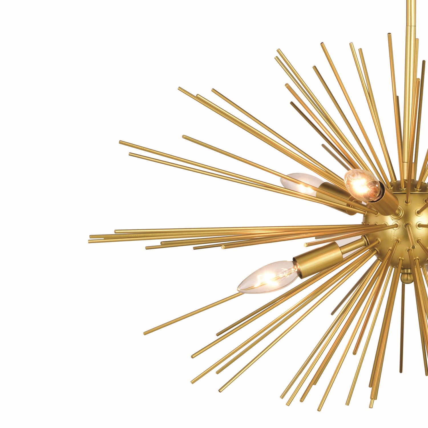Vaxcel - P0366 - Six Light Pendant - Nikko - Gold