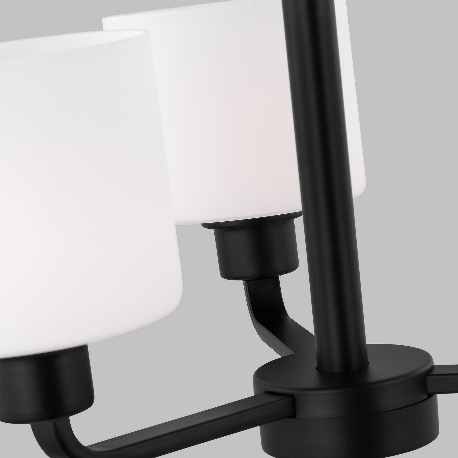 Generation Lighting. - 3128803EN3-112 - Three Light Chandelier - Canfield - Midnight Black