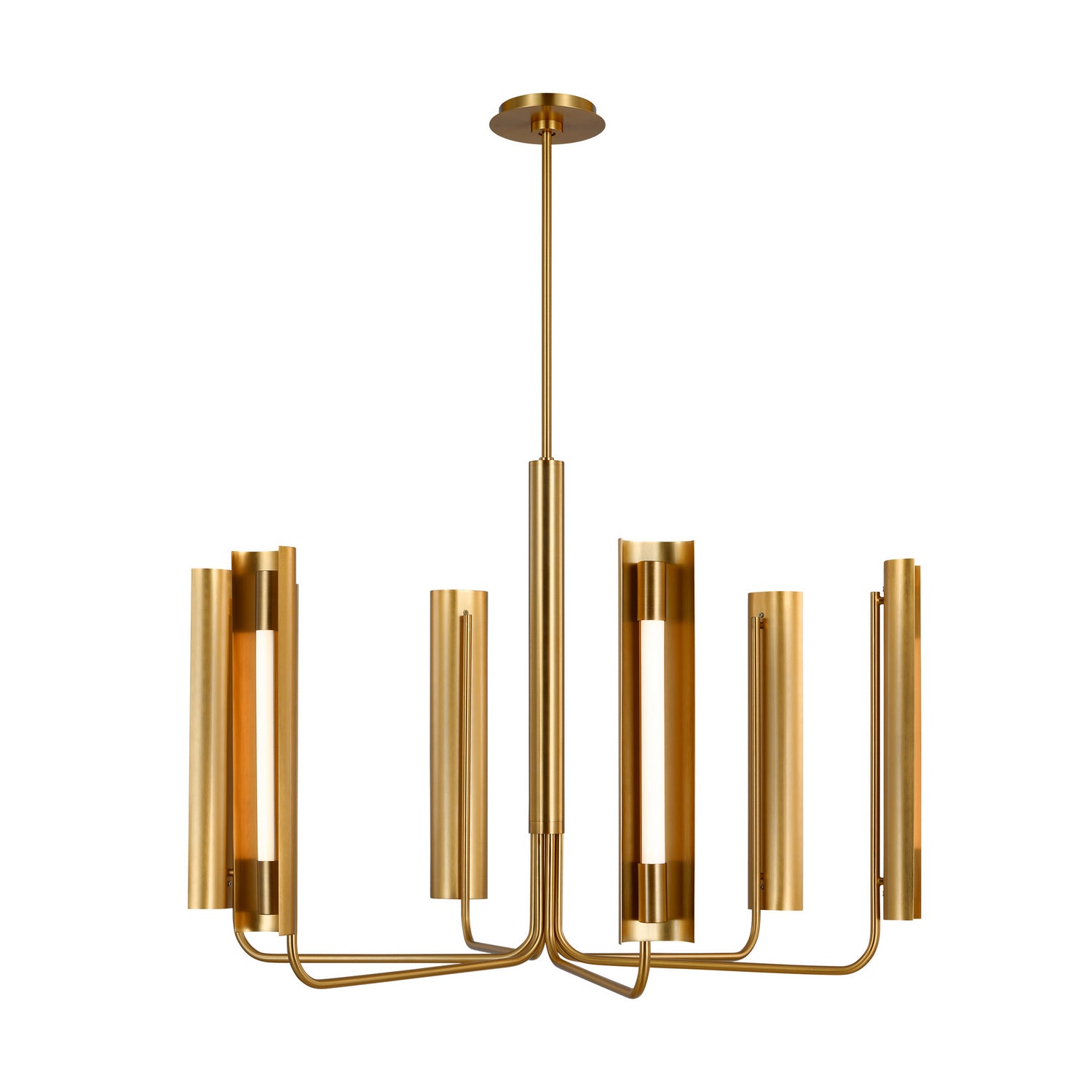 Visual Comfort Studio - KC1076BBS - LED Chandelier - Carson - Burnished Brass