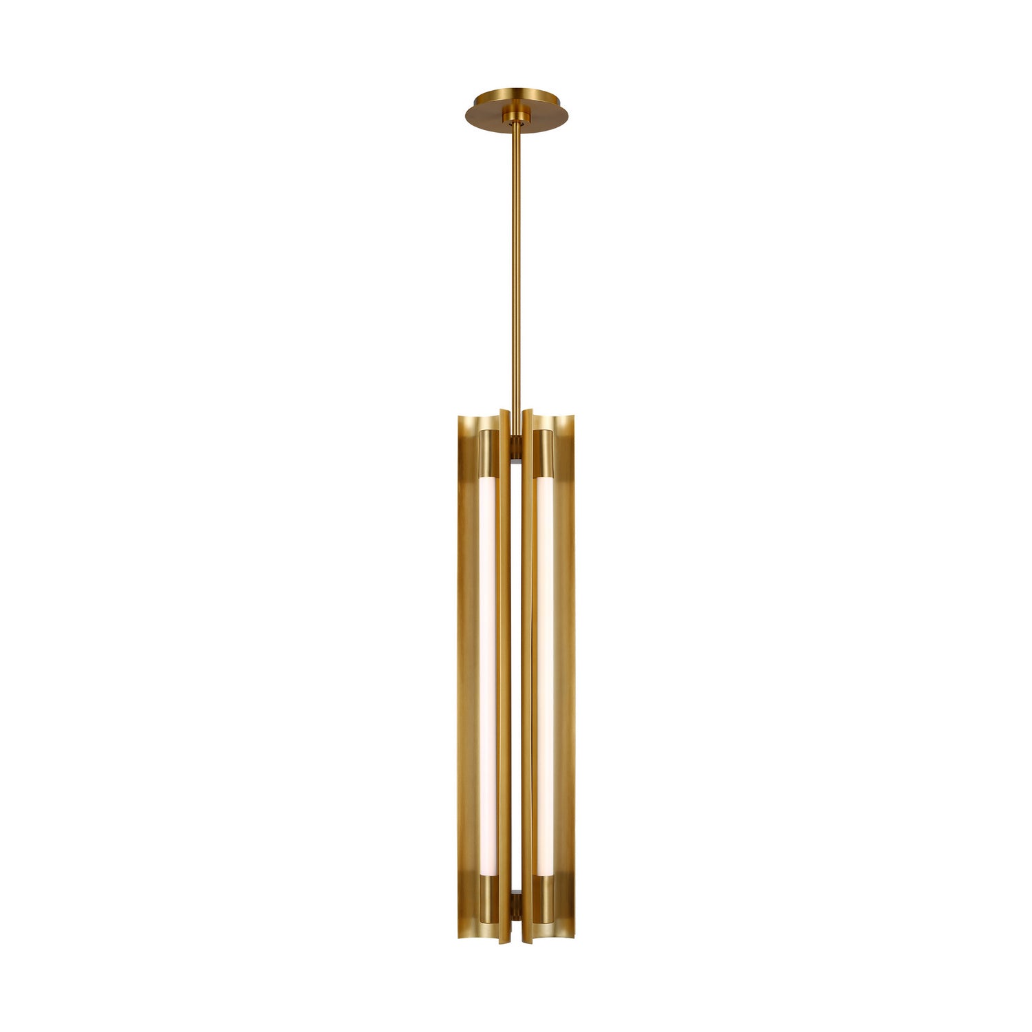 Visual Comfort Studio - KP1084BBS - LED Pendant - Carson - Burnished Brass