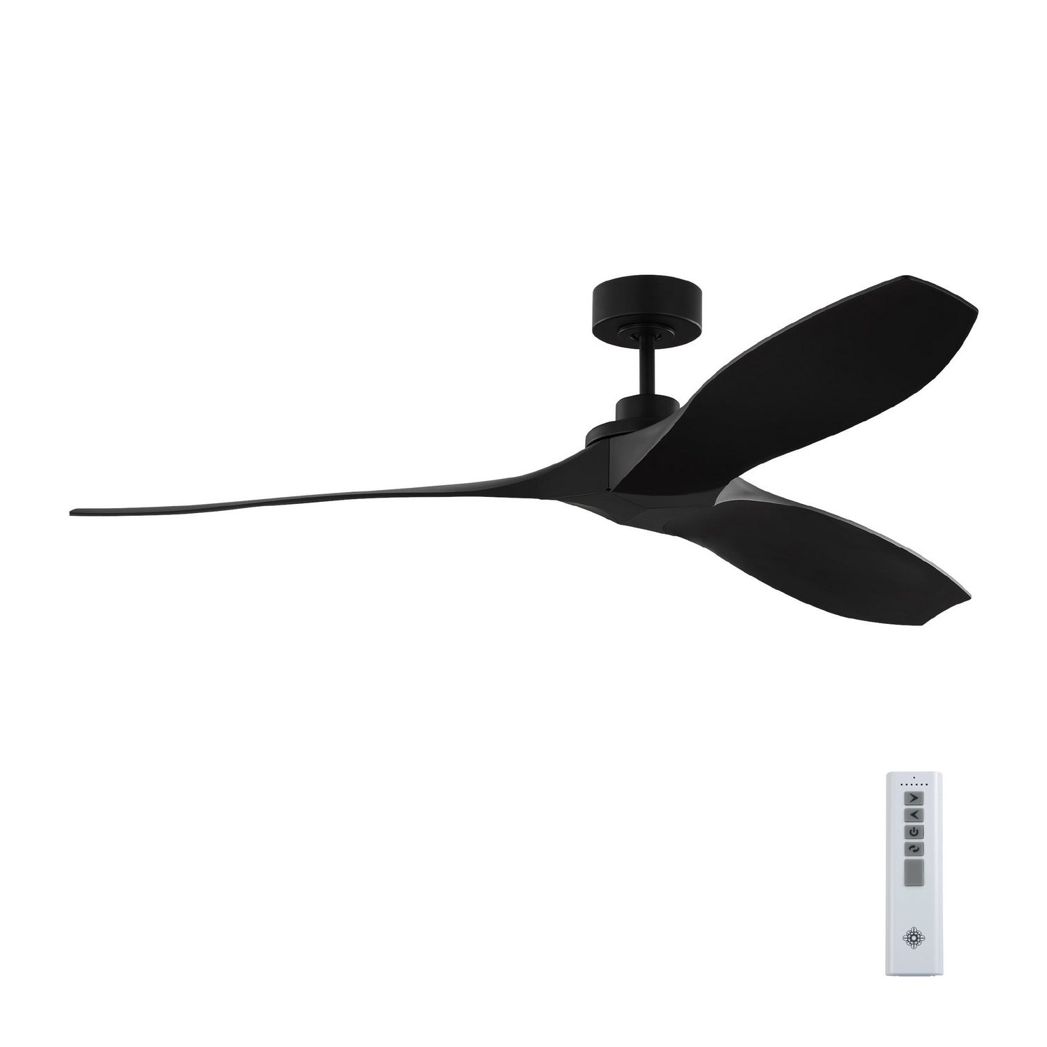 Visual Comfort Fan - 3CLNCSM60MBK - 60"Ceiling Fan - Collins - Midnight Black