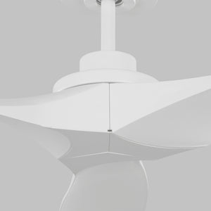 Visual Comfort Fan - 3CLNCSM60RZW - 60"Ceiling Fan - Collins - Matte White