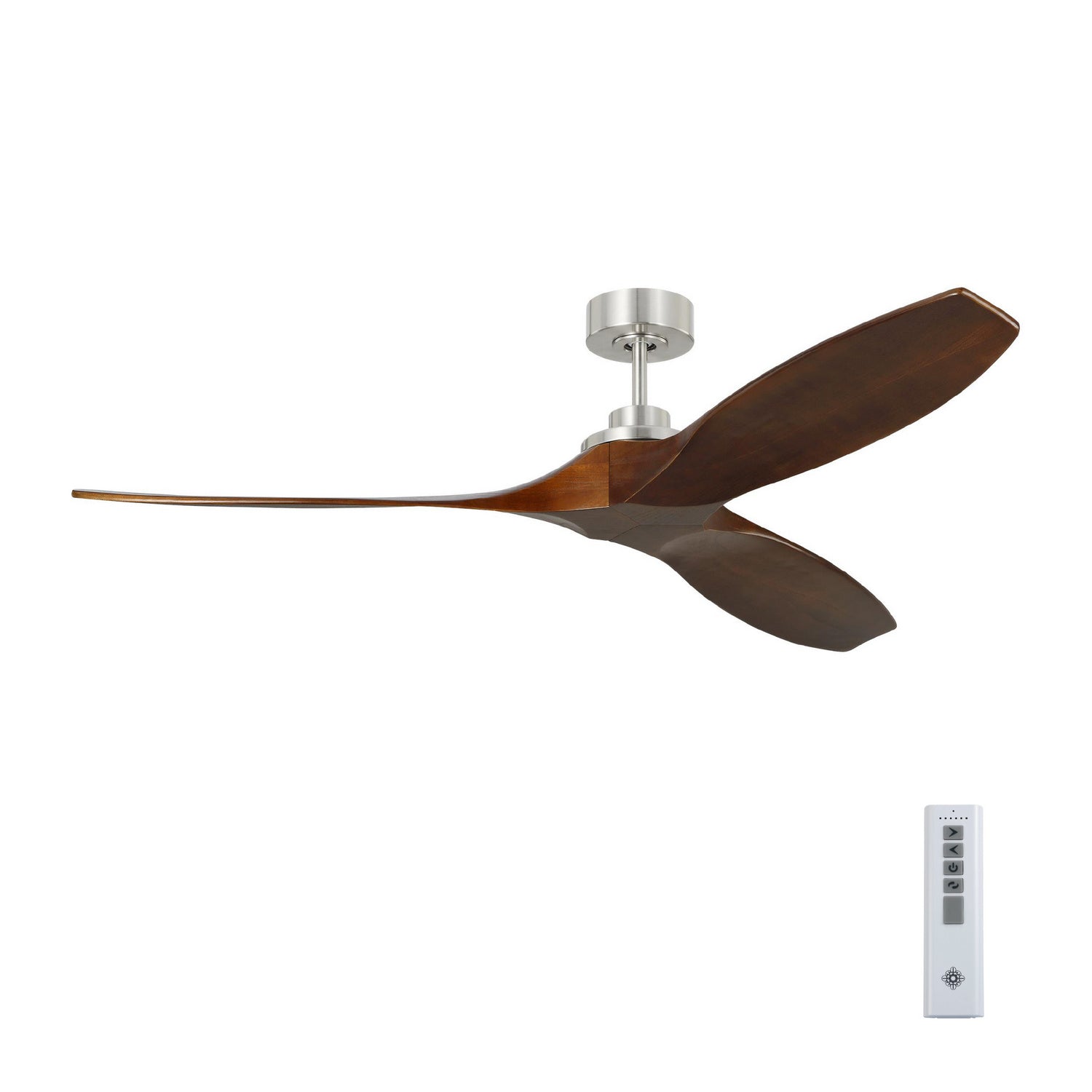 Visual Comfort Fan - 3CLNSM60BS - 60"Ceiling Fan - Collins - Brushed Steel