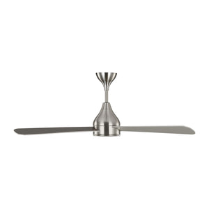 Visual Comfort Fan - 3STMSM52BSD - 52"Ceiling Fan - Streaming - Brushed Steel