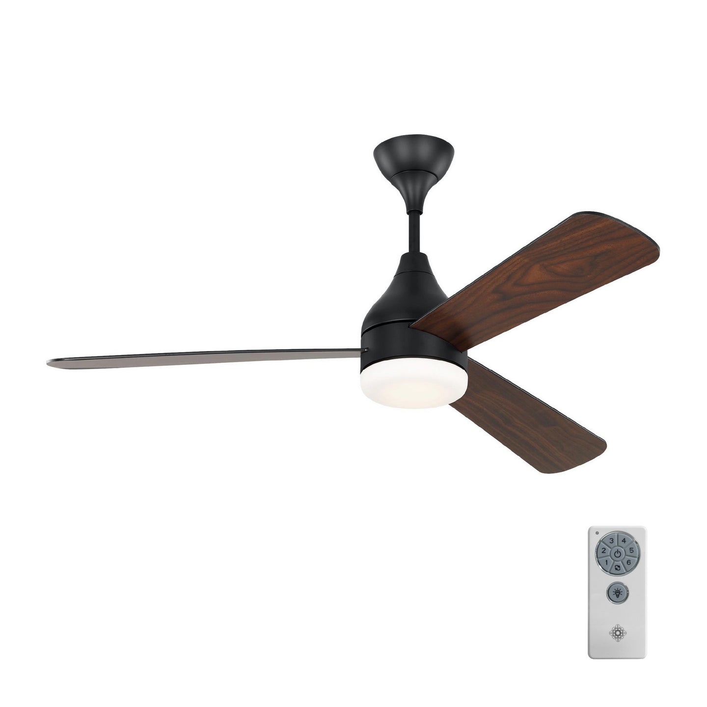 Visual Comfort Fan - 3STMSM52MBKD - 52" Ceiling Fan - Streaming - Midnight Black