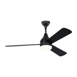 Visual Comfort Fan - 3STMSM52MBKD - 52"Ceiling Fan - Streaming - Midnight Black