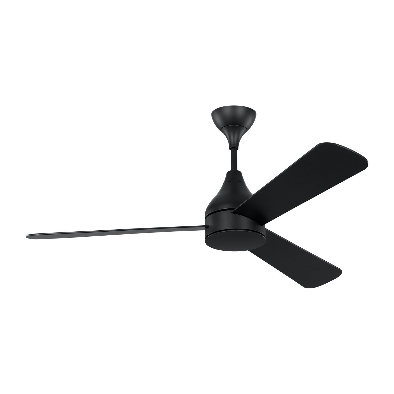 Visual Comfort Fan - 3STMSM52MBKD - 52"Ceiling Fan - Streaming - Midnight Black