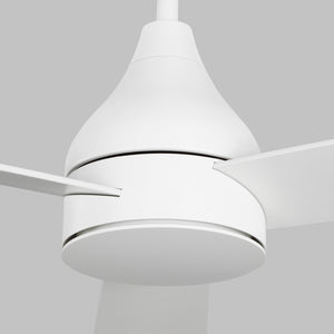 Visual Comfort Fan - 3STMSM52RZWD - 52"Ceiling Fan - Streaming - Matte White