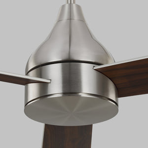 Visual Comfort Fan - 3STMSM60BSD - 60"Ceiling Fan - Streaming - Brushed Steel