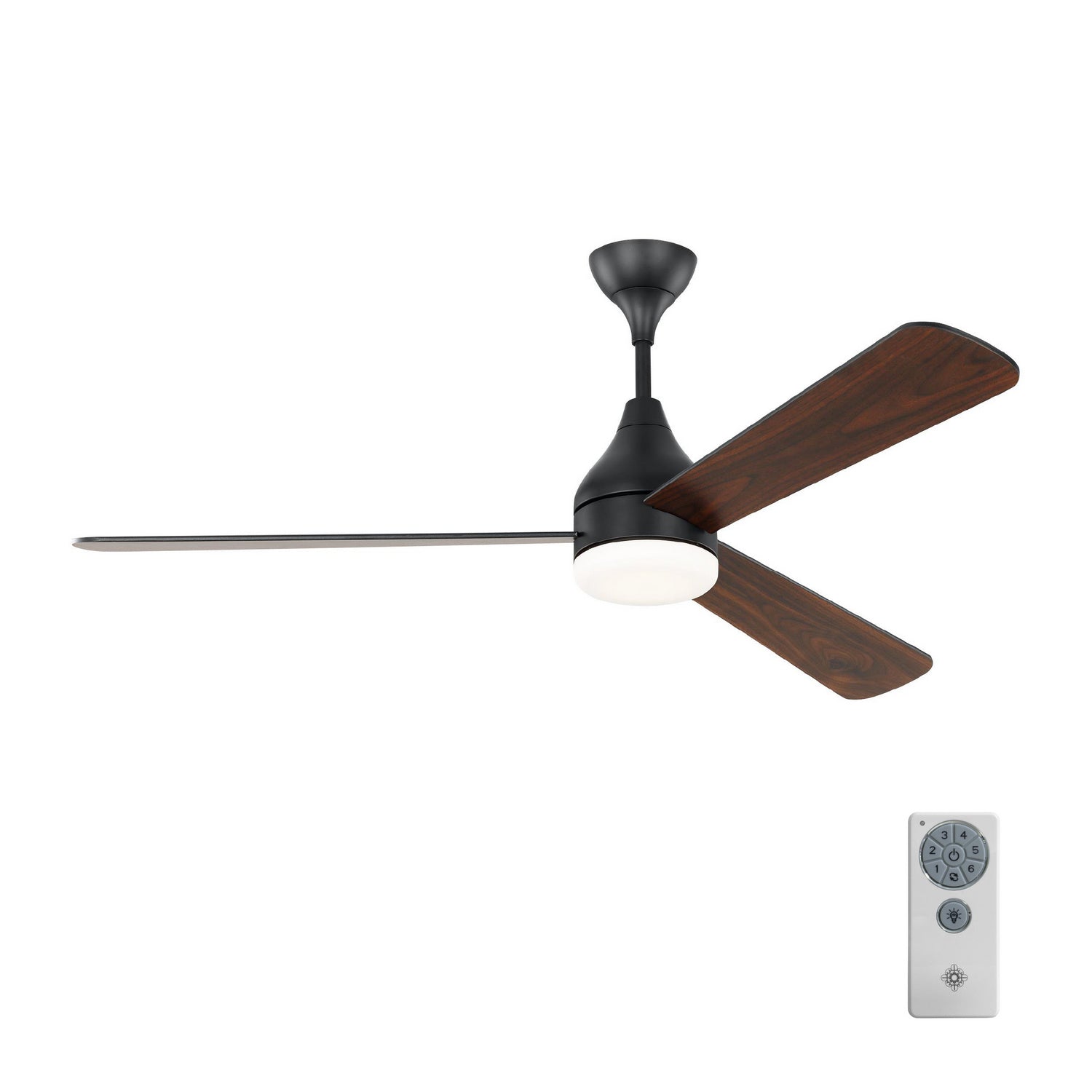 Visual Comfort Fan - 3STMSM60MBKD - 60"Ceiling Fan - Streaming - Midnight Black