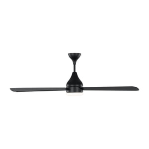 Visual Comfort Fan - 3STMSM60MBKD - 60"Ceiling Fan - Streaming - Midnight Black