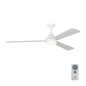 Visual Comfort Fan - 3STMSM60RZWD - 60"Ceiling Fan - Streaming - Matte White