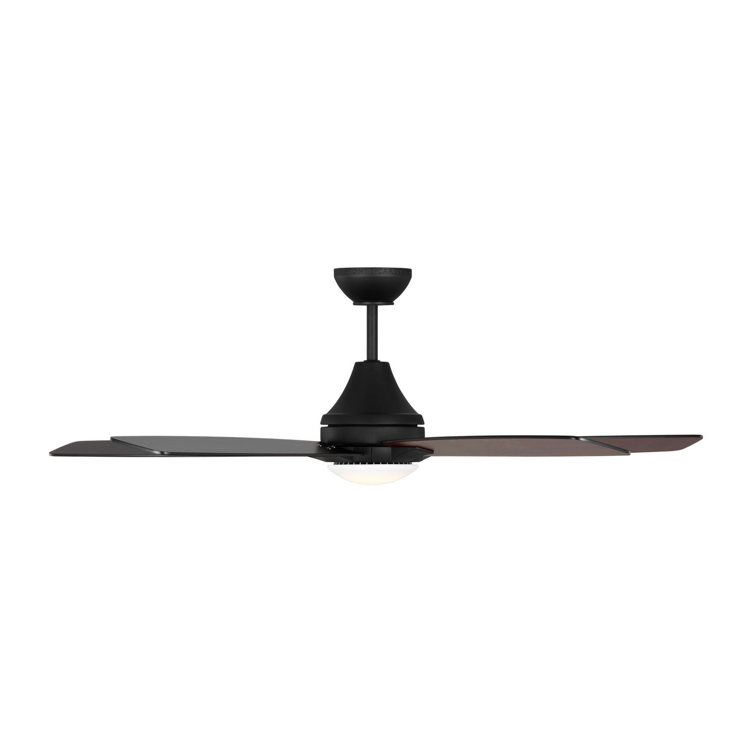 Generation Lighting. - 5LWDR52MBKD - 52"Ceiling Fan - Lowden - Midnight Black