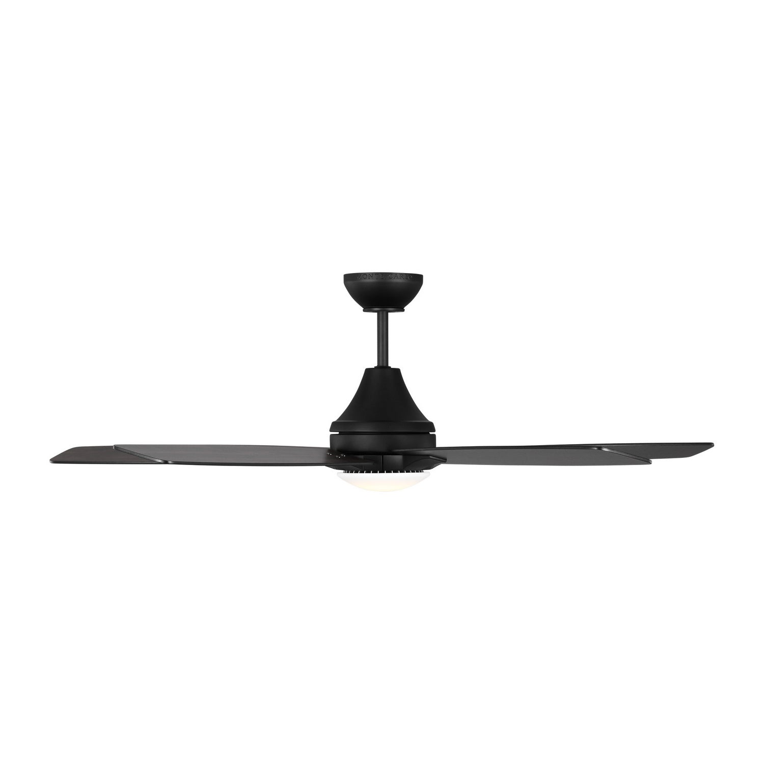 Generation Lighting. - 5LWDR52MBKD - 52"Ceiling Fan - Lowden - Midnight Black