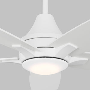 Generation Lighting. - 5LWDR52RZWD - 52"Ceiling Fan - Lowden - Matte White