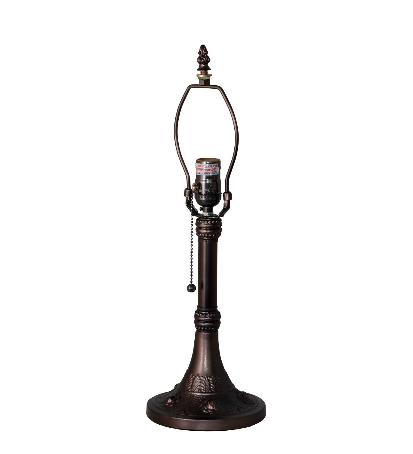 Meyda Tiffany - 151293 - One Light Table Lamp - Roseborder - Mahogany Bronze