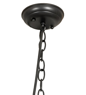 Meyda Tiffany - 241946 - LED Pendant - Paloma Golpe - Flat Black