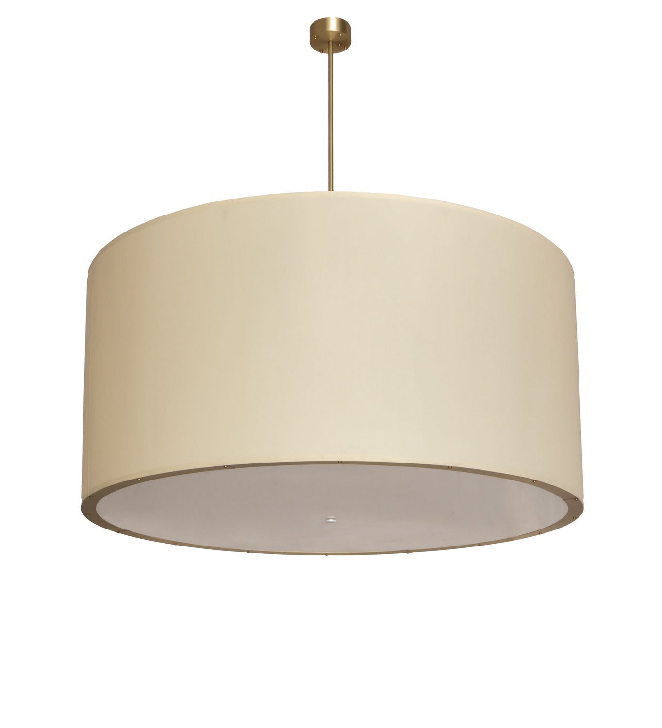 Meyda Tiffany - 245855 - 12 Light Pendant - Cilindro Textrene - Brushed Brass