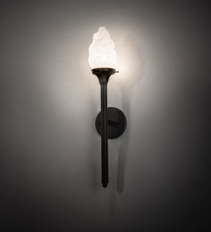 Meyda Tiffany - 246580 - One Light Wall Sconce - Rhodes - Solar Black