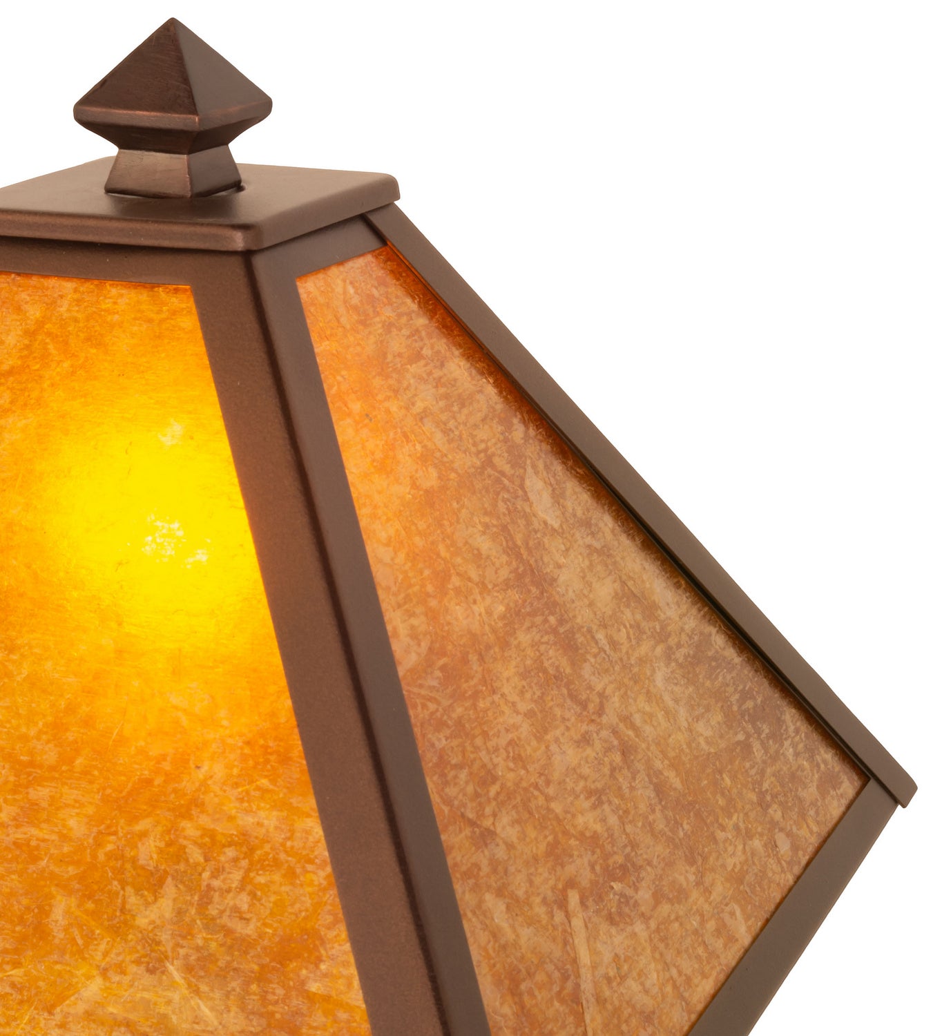 Meyda Tiffany - 248804 - One Light Table Lamp - Mission Prime - Mahogany Bronze