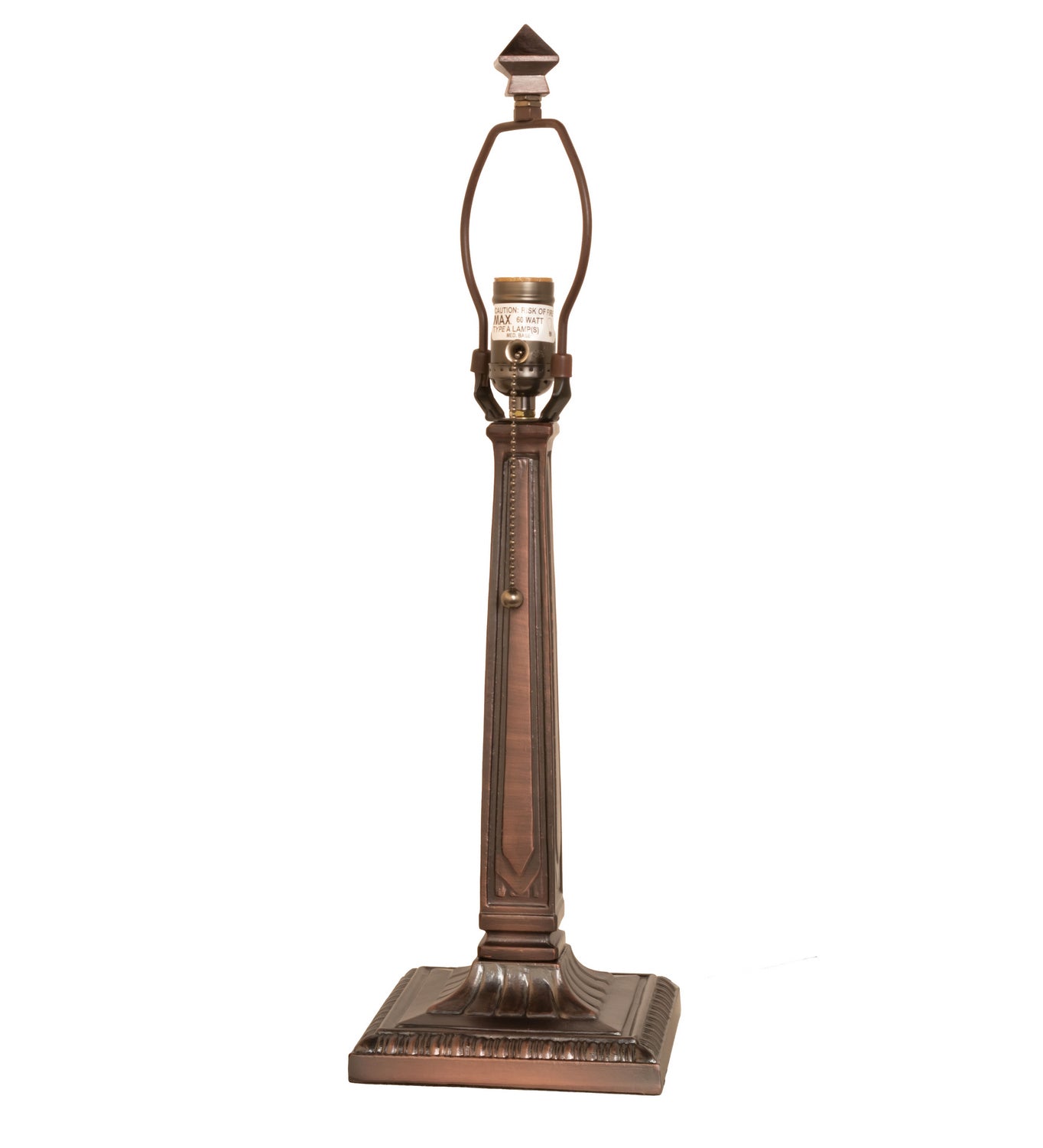 Meyda Tiffany - 248804 - One Light Table Lamp - Mission Prime - Mahogany Bronze