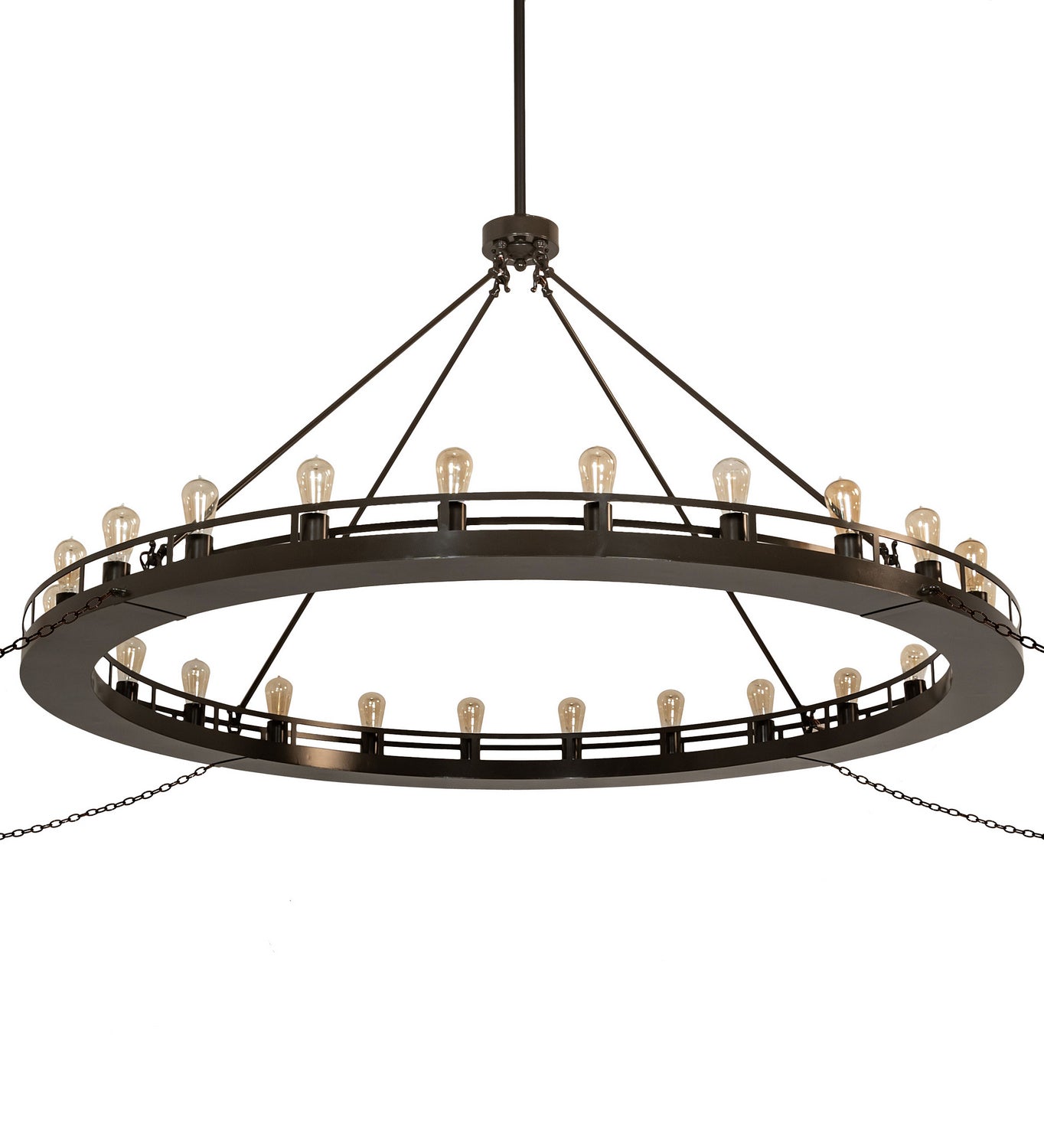 Meyda Tiffany - 249013 - 24 Light Chandelier - Barbury - Phosphate Prime/Timeless Bronze