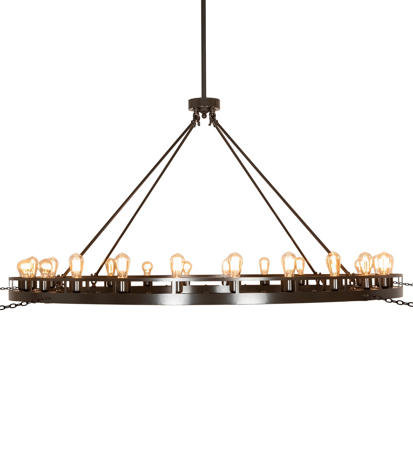 Meyda Tiffany - 249013 - 24 Light Chandelier - Barbury - Phosphate Prime/Timeless Bronze