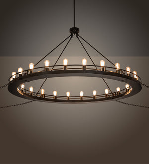 Meyda Tiffany - 249013 - 24 Light Chandelier - Barbury - Phosphate Prime/Timeless Bronze