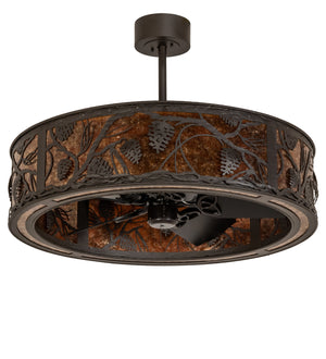 Meyda Tiffany - 249101 - LED Chandel-Air - Whispering Pines - Oil Rubbed Bronze