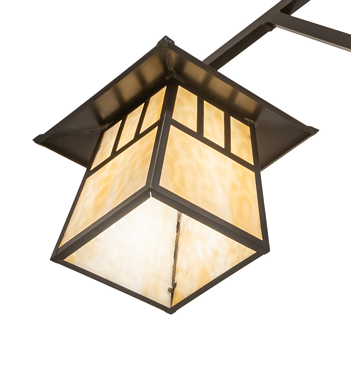 Meyda Tiffany - 250681 - Four Light Chandelier - Stillwater - Craftsman Brown