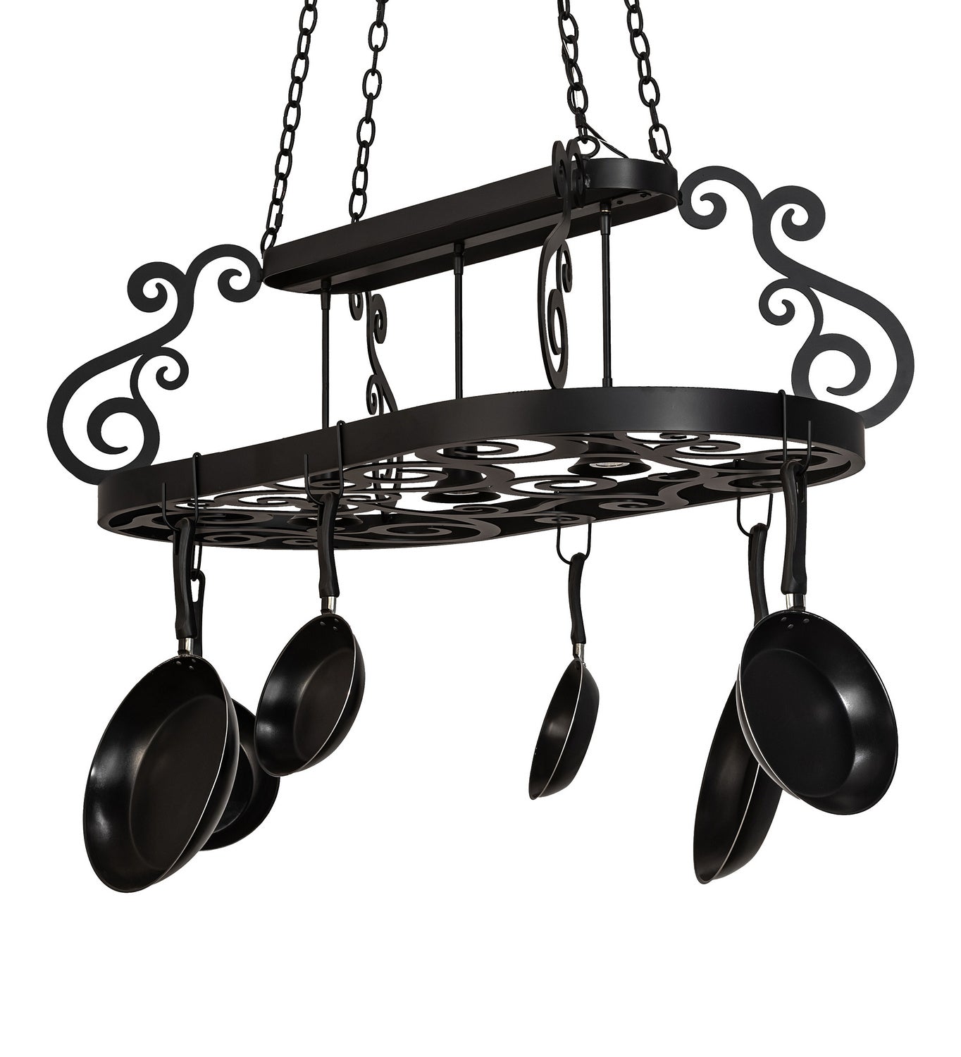 Meyda Tiffany - 250739 - LED Pot Rack - Neo - Blackwash