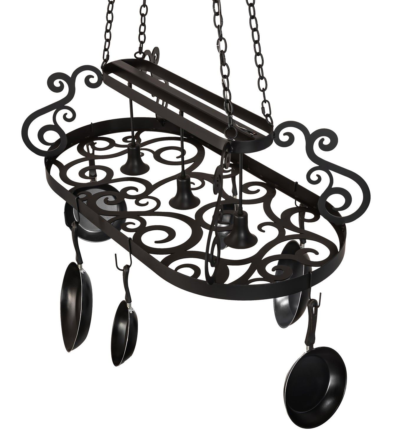 Meyda Tiffany - 250739 - LED Pot Rack - Neo - Blackwash