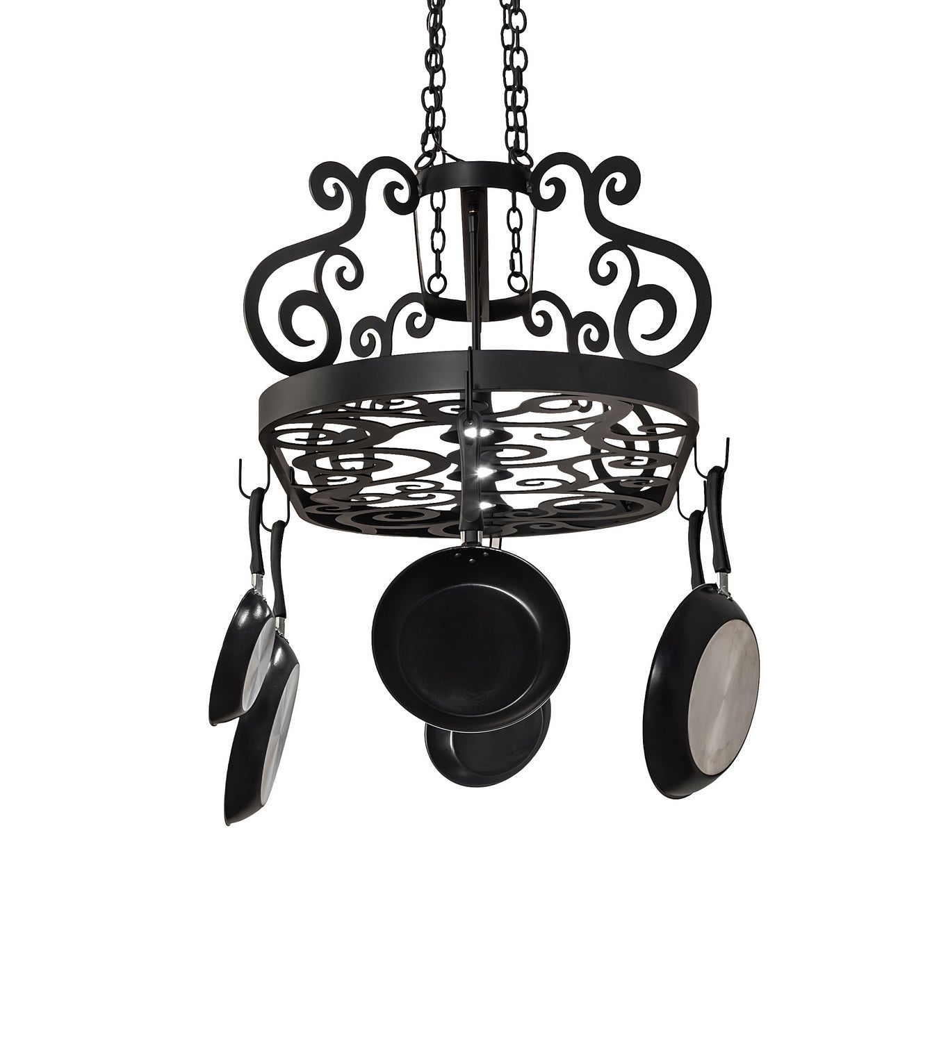 Meyda Tiffany - 250739 - LED Pot Rack - Neo - Blackwash