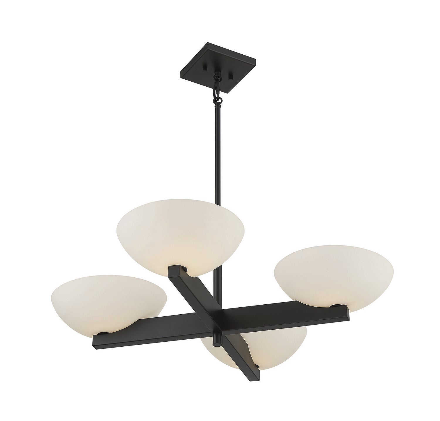 Savoy House - 1-1613-4-89 - Four Light Chandelier - Fallon - Matte Black