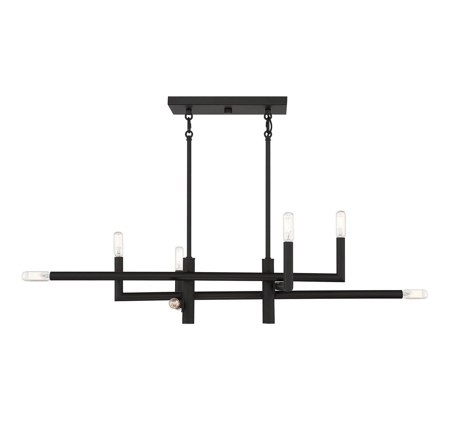 Savoy House - 1-1624-8-89 - Eight Light Linear Chandelier - Cristofer - Matte Black