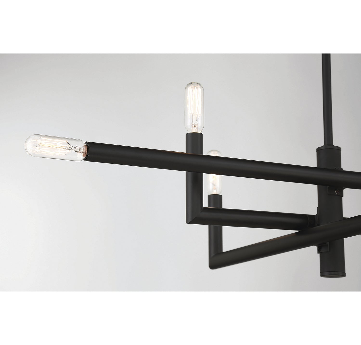 Savoy House - 1-1624-8-89 - Eight Light Linear Chandelier - Cristofer - Matte Black