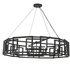 Savoy House - 1-1675-8-89 - Eight Light Chandelier - Radcliffe - Matte Black