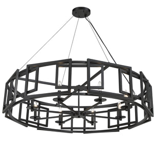 Savoy House - 1-1675-8-89 - Eight Light Chandelier - Radcliffe - Matte Black