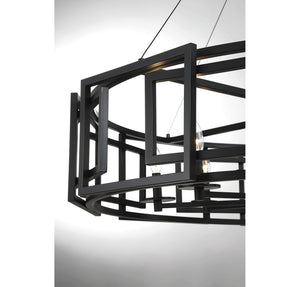 Savoy House - 1-1675-8-89 - Eight Light Chandelier - Radcliffe - Matte Black