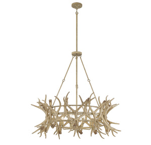 Savoy House - 1-1760-8-198 - Eight Light Chandelier - Daniels - Natural Antler