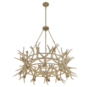 Savoy House - 1-1760-8-198 - Eight Light Chandelier - Daniels - Natural Antler