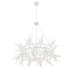 Savoy House - 1-1760-8-80 - Eight Light Chandelier - Daniels - Matte White