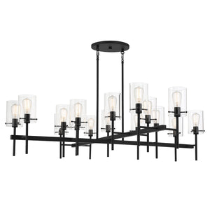 Savoy House - 1-1800-16-89 - 16 Light Chandelier - Vista - Matte Black